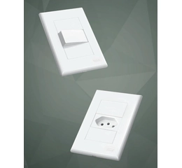 Conjuntos com Placa 4" x 2" - Interruptores Evidence